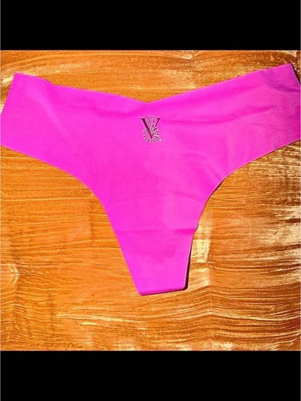 Victoria's Secret Very Sexy Shine Strap Thong Panty Pink Medium